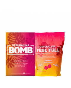Depuralina Pack Bomb Cápsulas + Feel Full