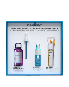 La Roche Posay Kit Pure Niacinamide 10 Protocolo Anti-idade