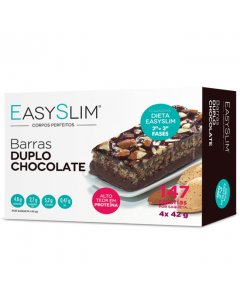 Easyslim Barras Sabor Chocolate Duplo 4x42gr
