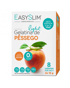 Easyslim Gelatina Saquetas Pêssego 2x15gr