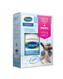 Cetaphil Pack Creme Espuma de Limpeza Oferta Fita de Cabelo