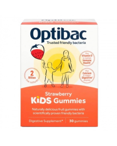 Optibac Kids Gomas Morango 30un.