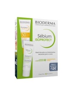 Bioderma Sébium Isoprotect Pack Sébium Hydra + Aquafluide SPF50+