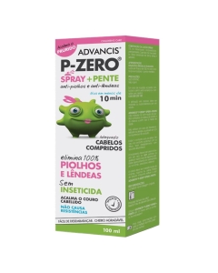 Advancis P-Zero Spray Piolhos 100ml Oferta Pente
