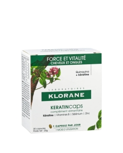 Klorane KeratinCaps Cápsulas Queda de Cabelo & Unhas 30unid.