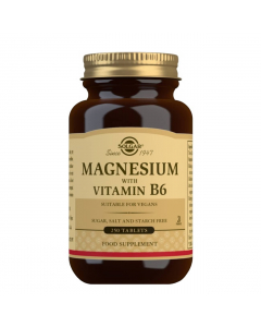 Solgar Magnésio e Vitamina B6 Cápsulas 250un.