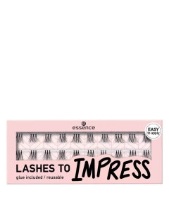 Essence Lashes To Impress Pestanas Falsas Individuais 07 Bundled Single Lashes