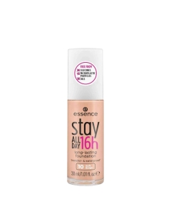 Essence Stay All Day 16h Base de Longa Duração 10 Soft Beige 30ml