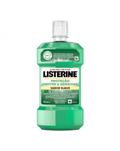 Listerine Proteção Dentes e Gengivas Elixir Sabor Suave 500ml