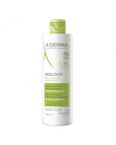 A-Derma Biology Leite Demaquilante Dermatológico 400ml