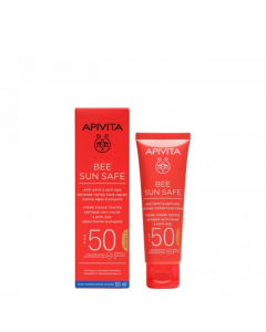 Apivita Bee Sun Safe Anti-Spot & Anti-Age Creme com Cor SPF50 50ml