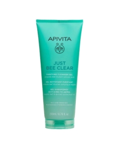 Apivita Just Bee Clear Gel de Limpeza Purificante 200ml