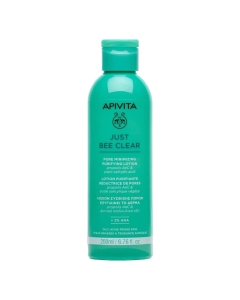 Apivita Just Bee Clear Loção Purificante Redutora de Poros 200ml