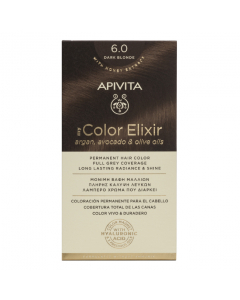 Apivita My Color Elixir Coloração Permanente Cor 6.0 Loiro Escuro