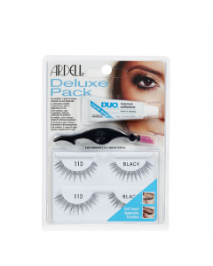Ardell Deluxe Pack 110 Black Kit Cílios Postiços