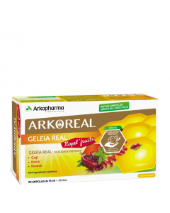 Arkoreal Geleia Real Royal Fruits Ampolas 20un.