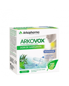 Arkovox Pastilhas Menta e Eucalipto Dupla Camada 20un.