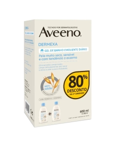 Aveeno Dermexa Duo Gel de Banho Emoliente 2x300ml