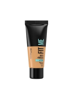 Maybelline Fit Me Matte + Poreless Base Cor 332 Golden Caramel 30ml