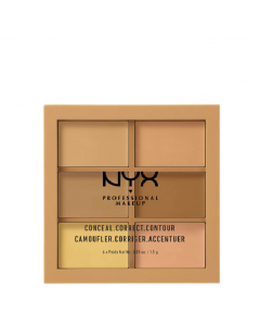 NYX 3C Paleta de Rosto Cor Medium 1.5gr