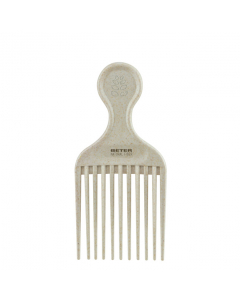 Beter Natural Fiber Pente Afro Cor Bege 1un.