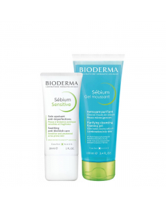 Bioderma Sébium Pack Sensitive Creme Oferta Gel Moussant 100ml