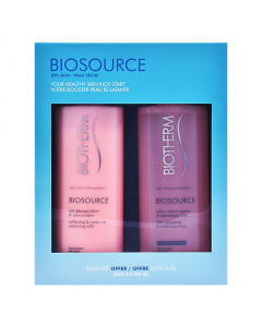 Biotherm Biosource Duo Pele Seca Pack Leite Demaquilante + Loção Tonificante