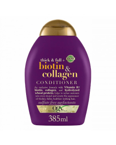 OGX Thick and Full Biotin and Collagen Condicionador 385ml