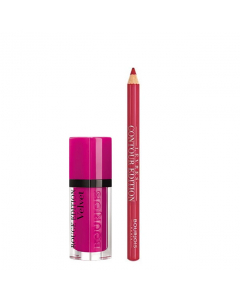 Bourjois Kit Rouge Edition Velvet Batom Mate Cor 06 + Contour Edition Lápis Cor 04