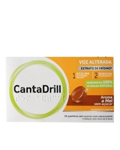 CantaDrill Garganta Pastilhas Sem Açúcar 24un.