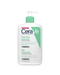 Cerave Foaming Cleanser Gel Espuma de Limpeza Purificante-473ml