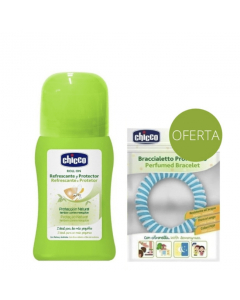Chicco Natural Protection Kit Roll On Repelente Anti Mosquito Oferta de Pulseira