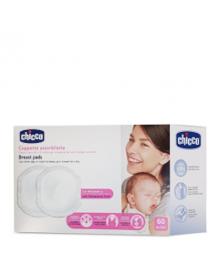 Chicco Discos Absorventes Antibacterianos Brancos 60un.