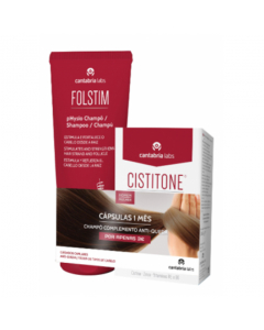 Cistitone Forte Anti-Queda Fortificante Kit Cápsulas + Shampoo
