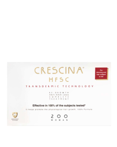 Crescina HFSC Transdermic Tratamento Completo 200 Mulher 10+10amp.