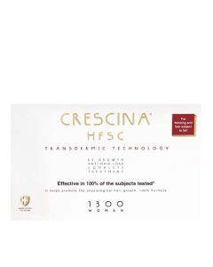 Crescina HFSC Transdermic Tratamento Completo 1300 Mulher 10+10amp.
