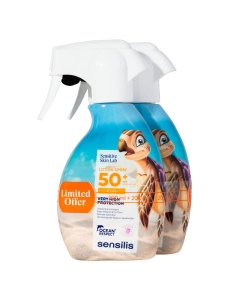 Sensilis Duo Pediatrics Lotion Spray SPF50+ 2x200ml 