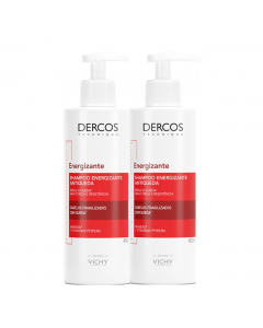 Dercos Energizante Duo Shampoo Estimulante Antiqueda 2x400ml