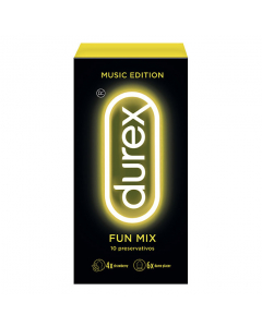 Durex Music Edition Fun Mix Preservativos 10un.
