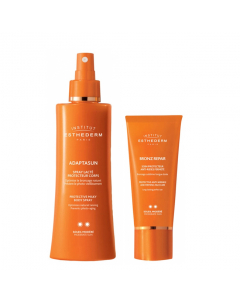 Esthederm Adaptasun Kit Proteção Média Spray Corporal 150ml + Bronz Repair Rosto 50ml