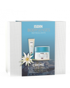 Isdin Kit Presente Bodysenses Refrescante Creme Corpo + Creme de Mãos