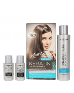 Kativa Keratin Anti-Frizz Xpert Repair Kit Alisamento Reparador