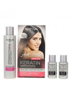 Kativa Keratin Anti-Frizz Xtreme Care Kit Alisamento Reconstrutor