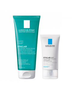 La Roche Posay Kit Effaclar Mat Oferta Gel Purificante + Esponja Konjac