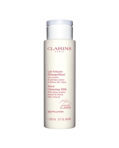 Clarins Lait Velours Démaquillant Leite Desmaquilhante Antipoluição