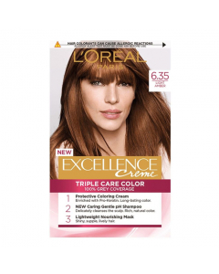 L'Oréal Paris Excellence Crème Coloração Permanente Cor 6.35 Chocolate