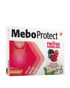Meboprotect Frutos Vermelhos Pastilhas Garganta 16un.