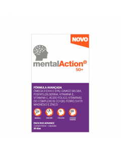 MentalAction 50+ Multivitamínico Comprimidos+Cápsulas