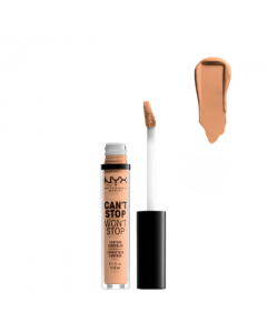 NYX Can't Stop Won't Stop Contour Concealer Corretivo Cor Natural 3.5ml