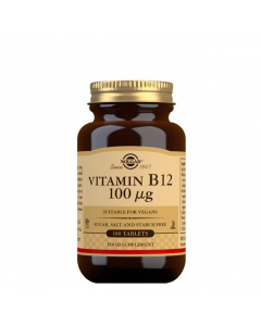 Solgar Vitamina B12 100µg Suplemento Comprimidos 100unid.